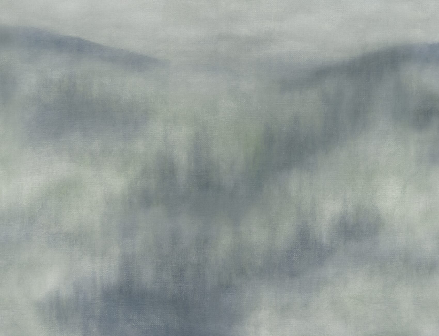 Green Misty Forest Fusion Nature fototapet