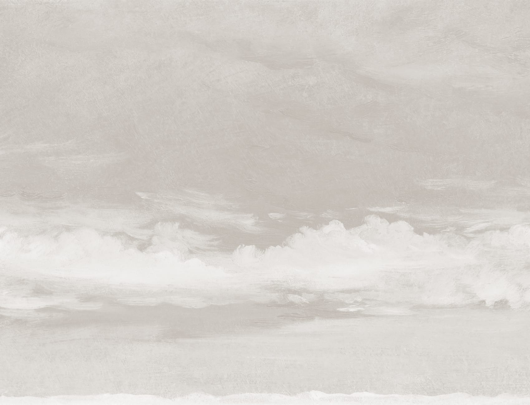 Neutral John Constable Sunset Painting Mural