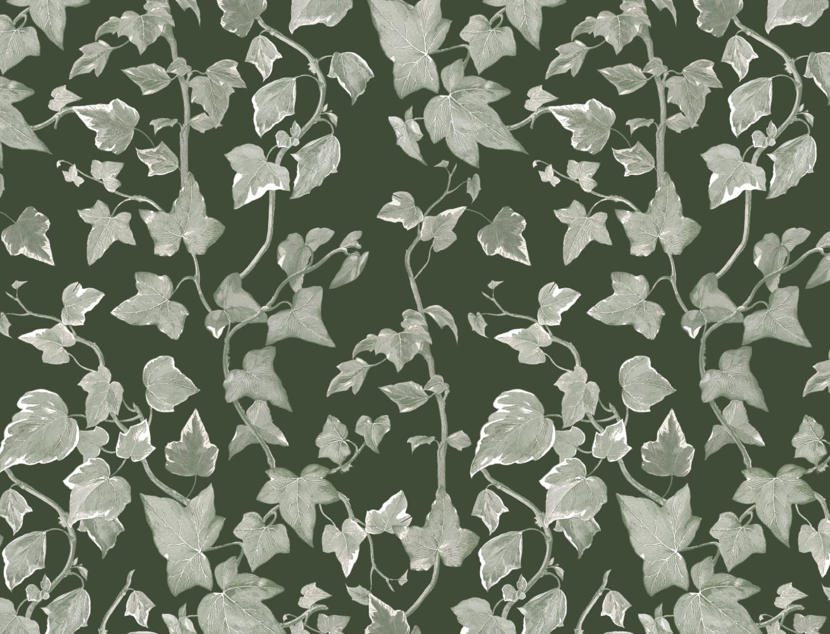 Green Heritage Ivy Wallpaper