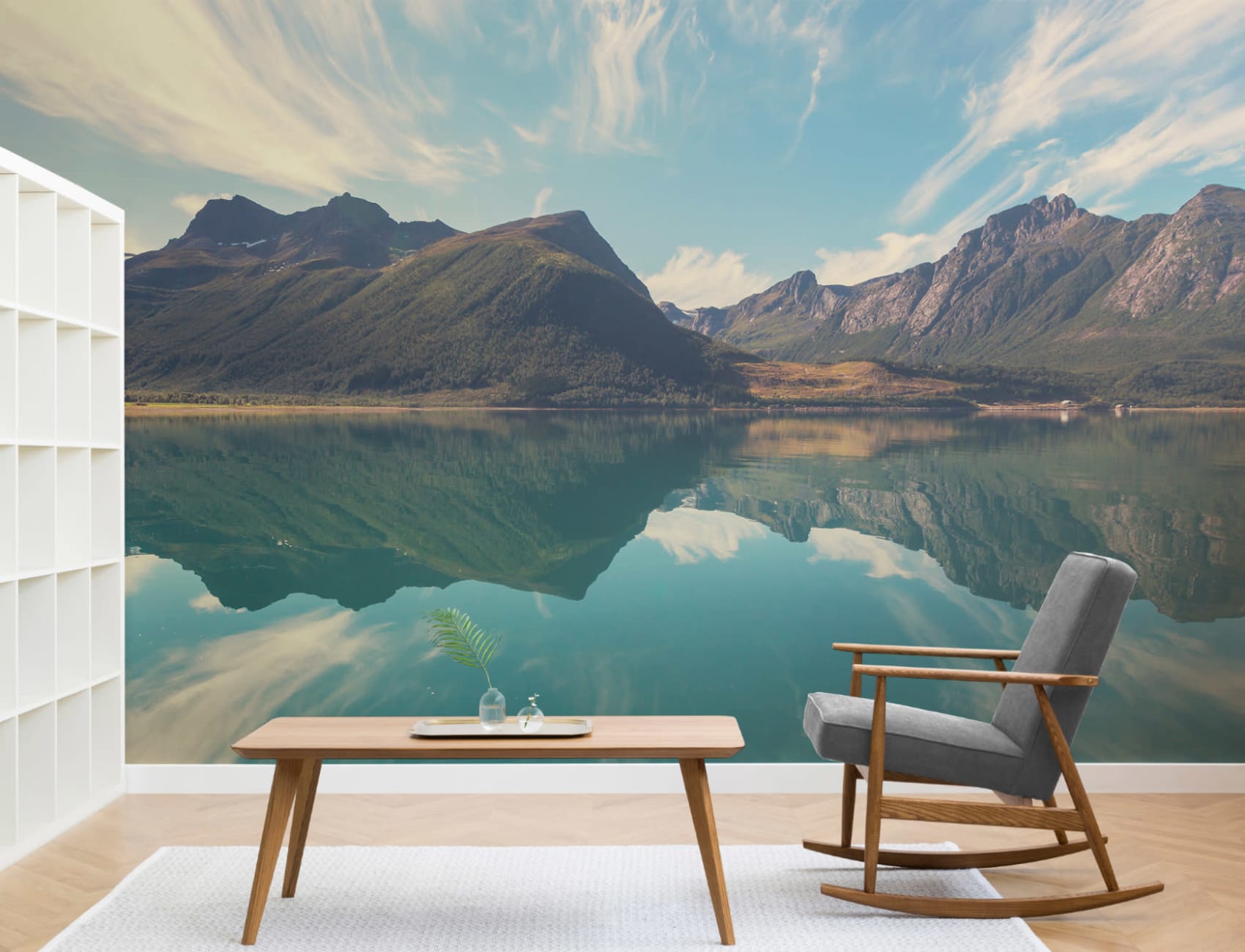 Fototapeta z norweskim fiordem