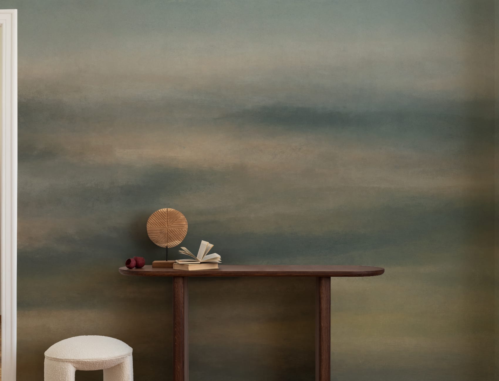 Dark Abstract Landscape Atmosphere Wallpaper Mural