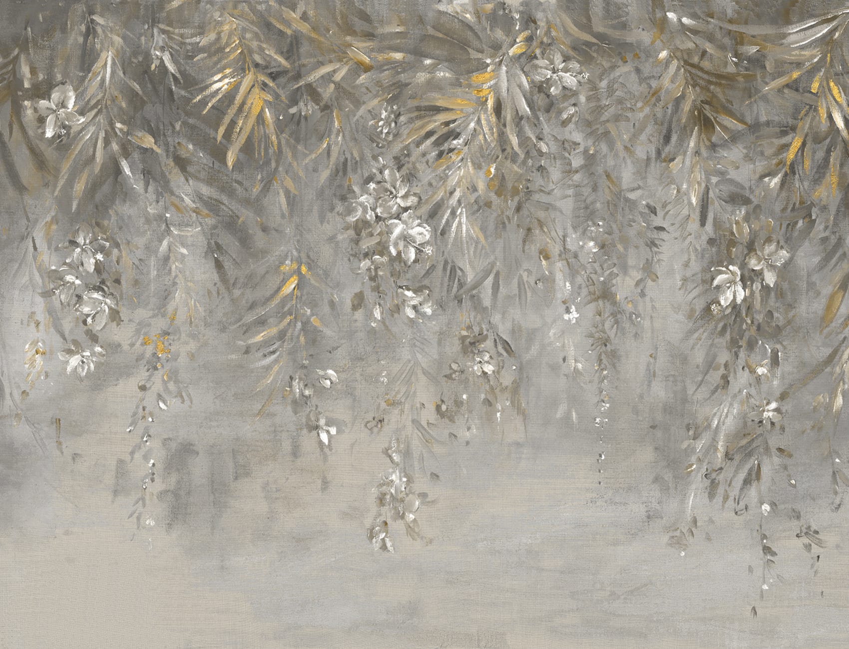 Greenery swaying in the gentle ocean breeze