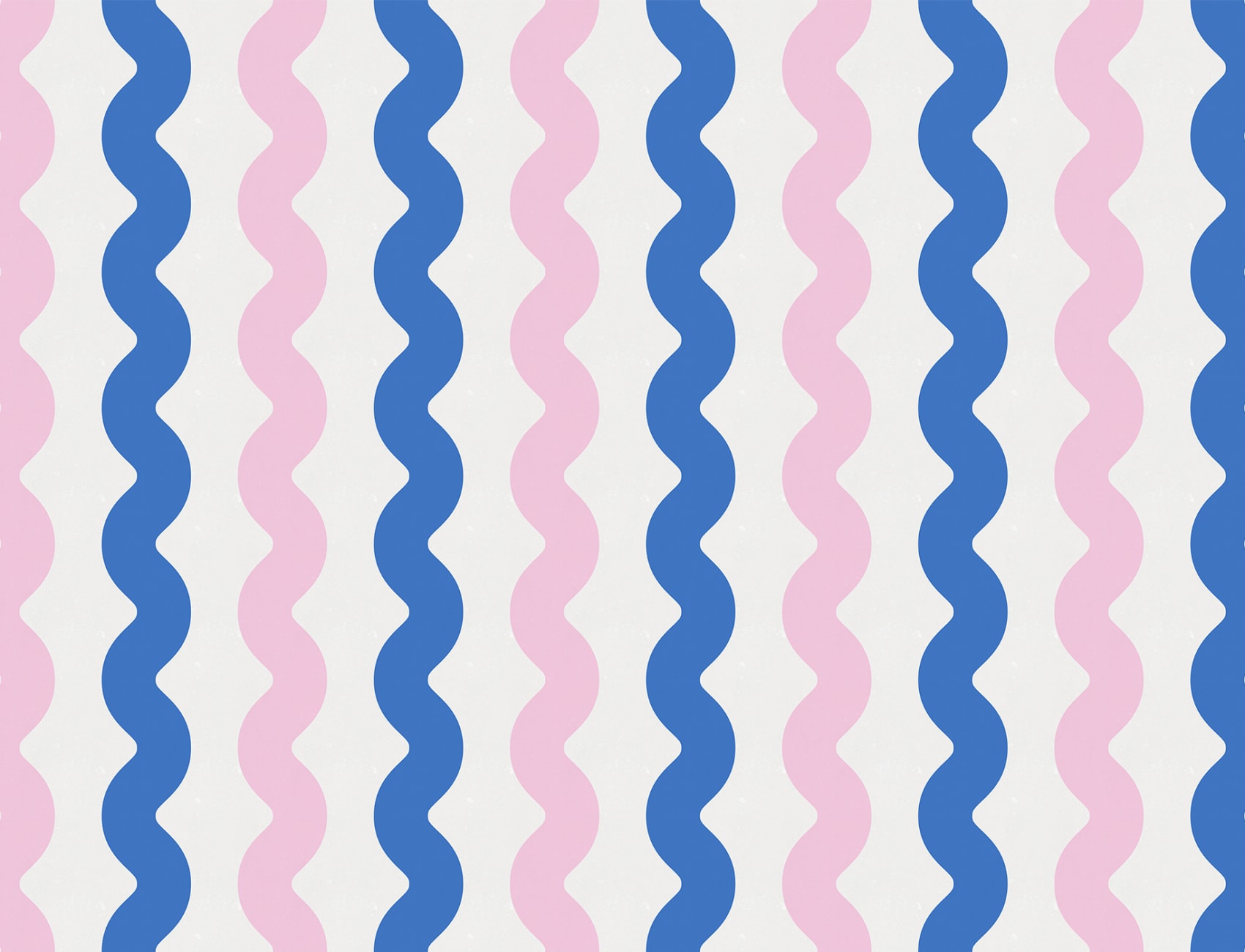 Blue and pink wobbly wallpaper design