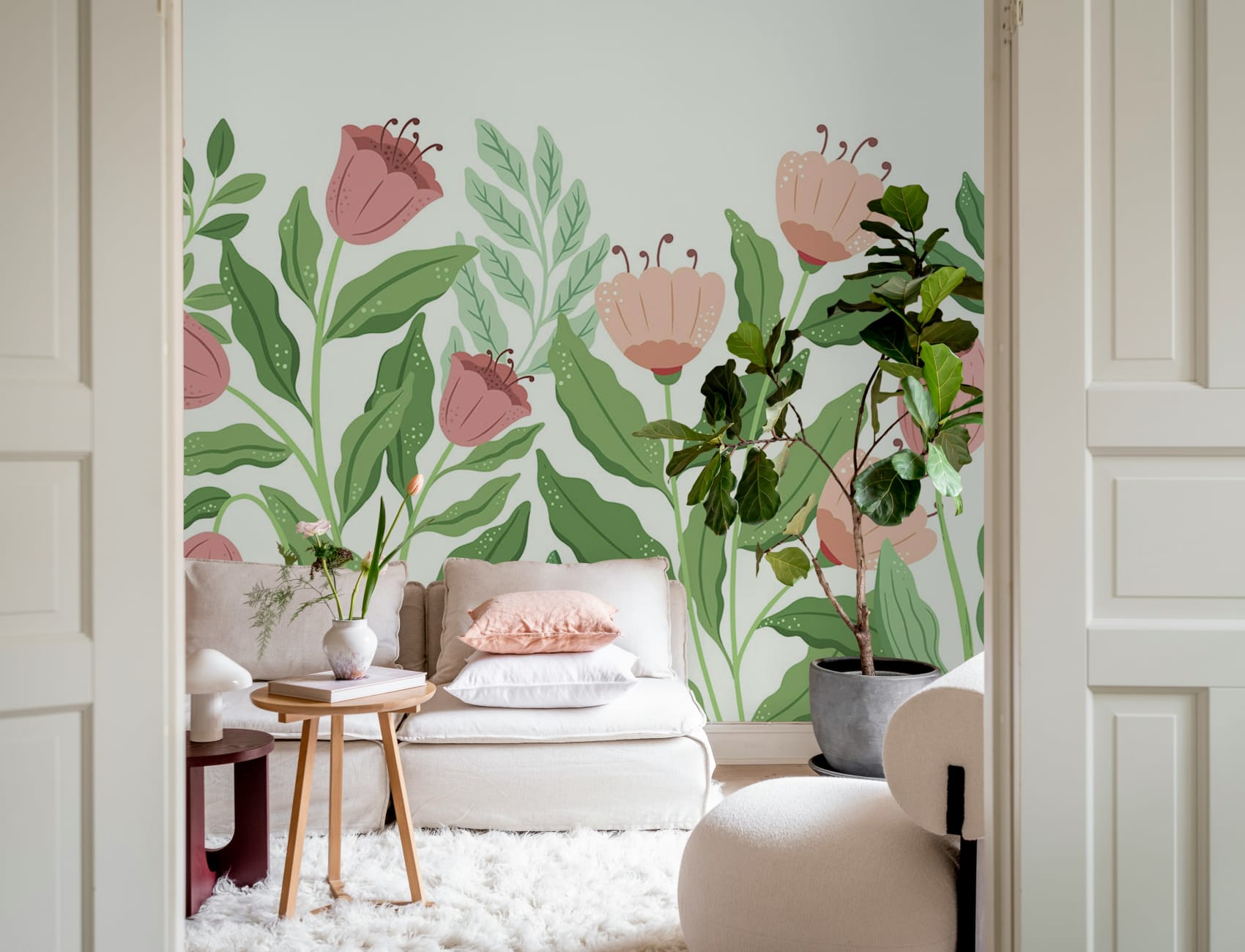 Pink Floral Pop