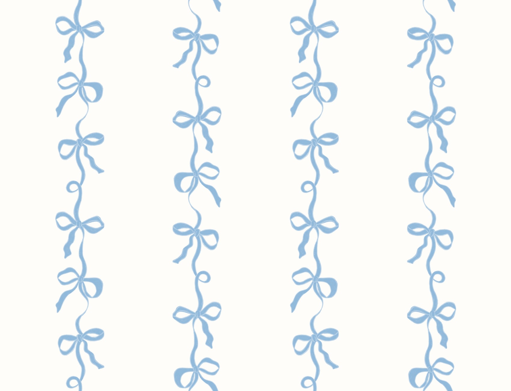 Blauw lint Strepen muurschildering