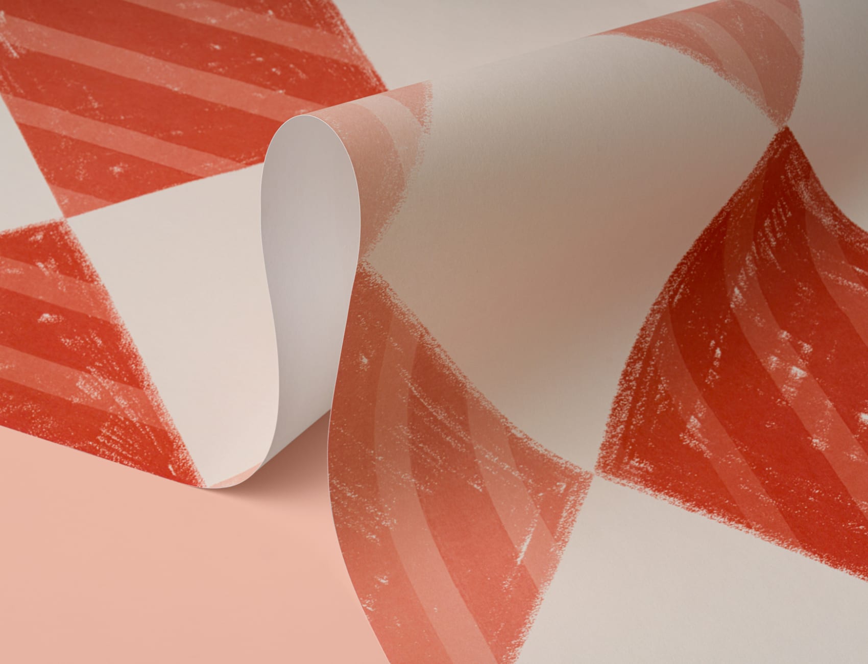 Mural de papel pintado Red Stripe Harlequin
