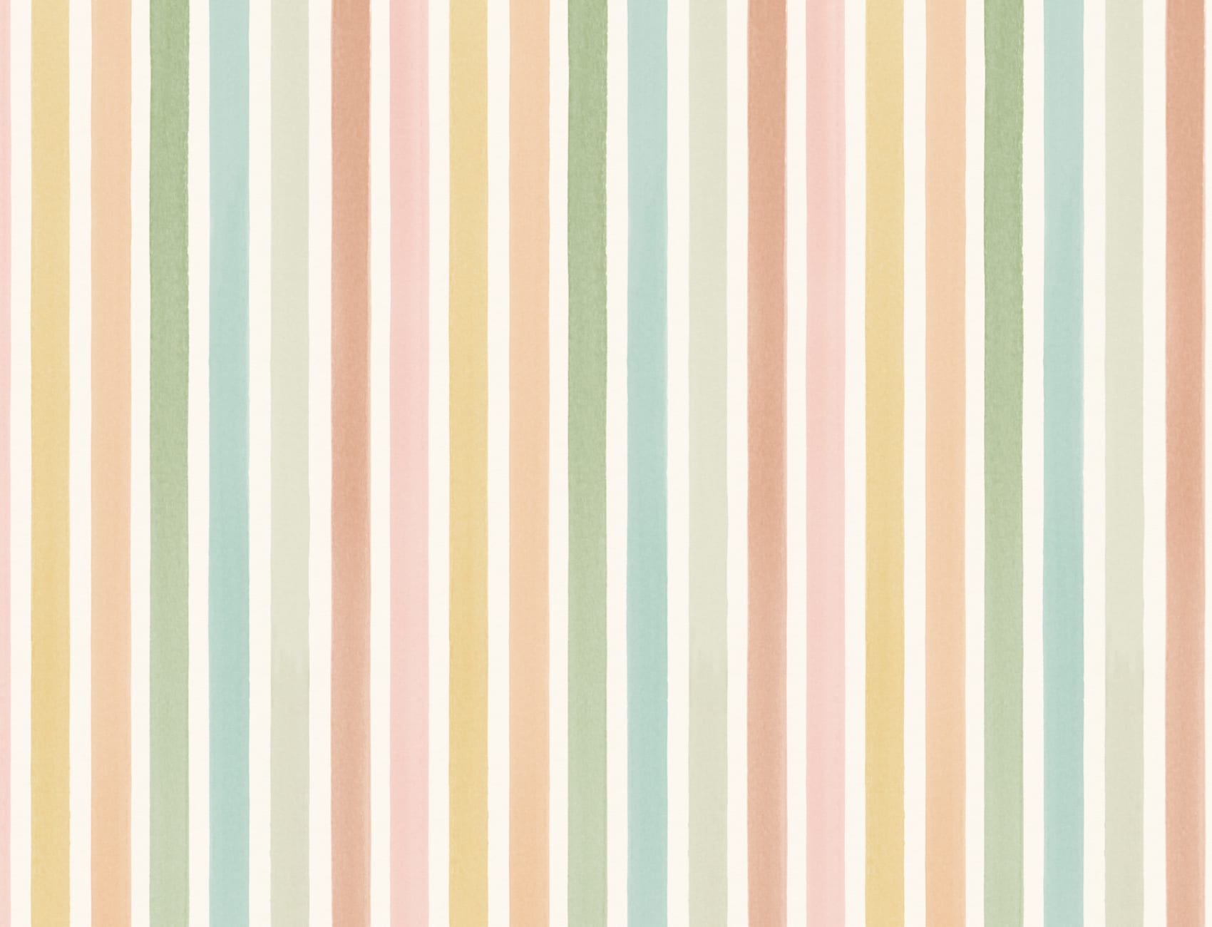 Multicolor Pastel Striped Kids' Pattern Wallpaper Mural