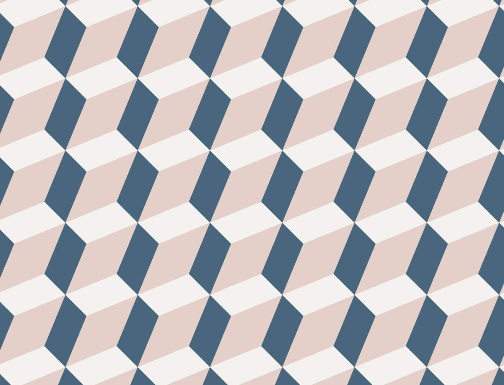 Tilted Square 3D Wallpaper Mural
