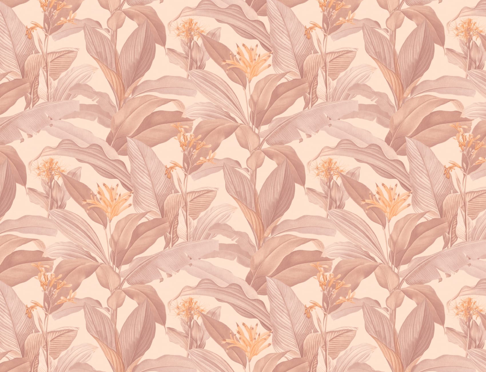 Kasvitieteilijä Blush Vintage kasvitieteellinen tapetti pehmeä vaaleanpunainen kukka sävyjä