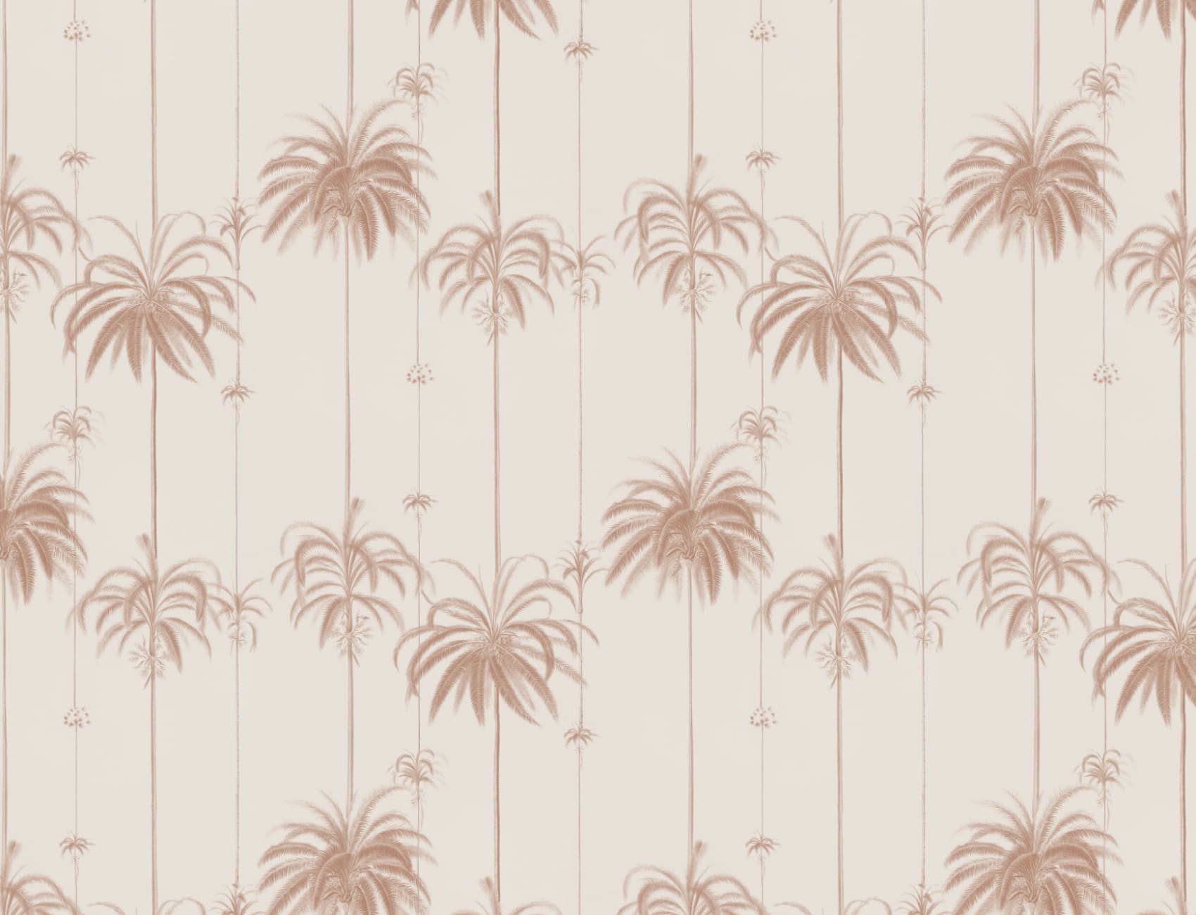 Pink Striped Tropical Palms Wallpaper