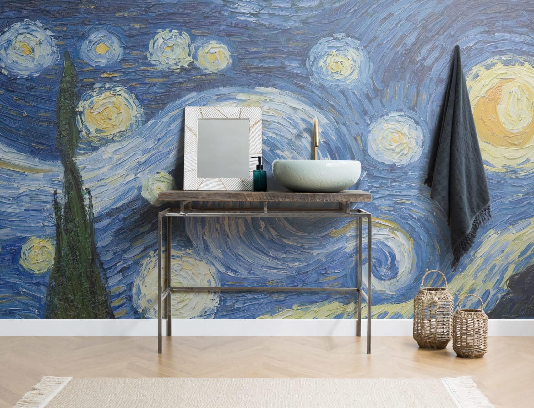Starry Night by Van Gogh Wallpaper Mural