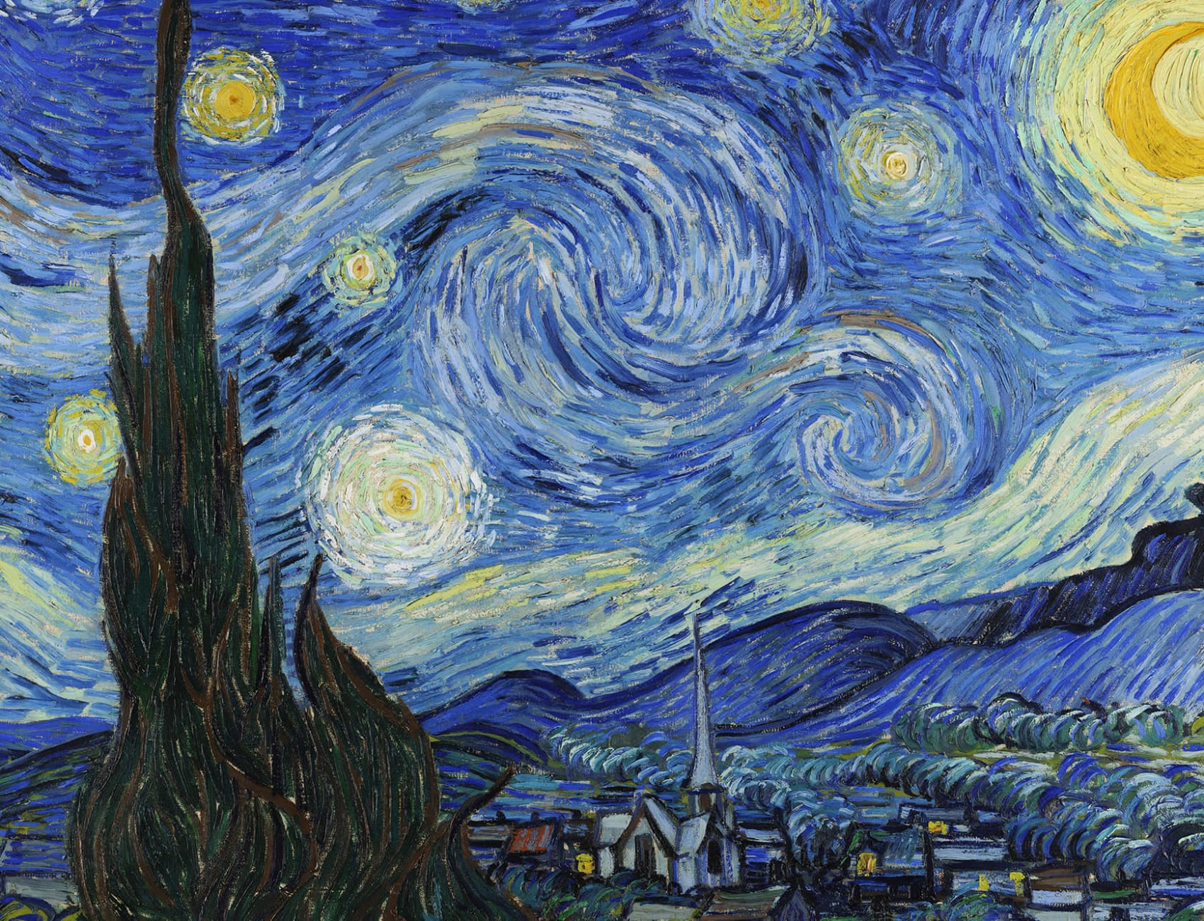 Starry Night by Van Gogh Wallpaper Mural