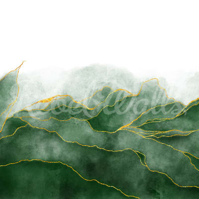 Emerald Leaves pattern image