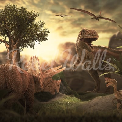 Dinosaur Park pattern image