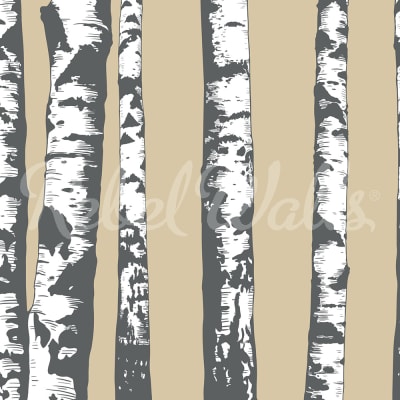 Birch Grove, Beige pattern image