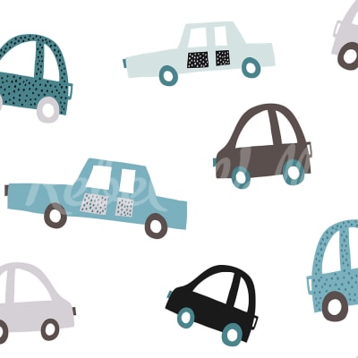 Cars, Blue pattern image