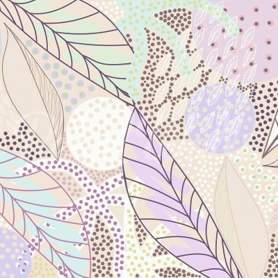 Artsy Leafs, Lilac pattern image