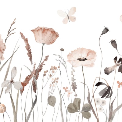 Delicate Meadow, Pastel pattern image
