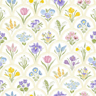 Botanic Arches, Spring pattern image