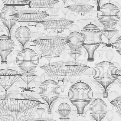 Bon Voyage, Black & White pattern image