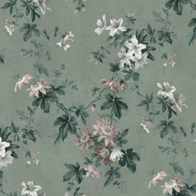 Faded Passion sage green pattern image