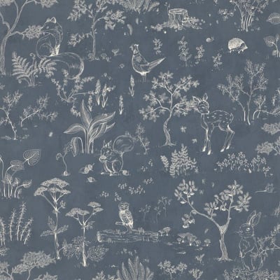 Hollie dark blue pattern image