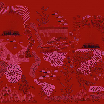 Ayers Rock, Valentine pattern image