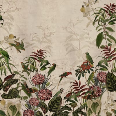 Premium AI Image  Vintage Botanical Wallpaper with Beautiful Fantasy  Flower Bunch