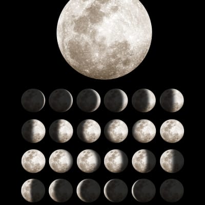 Moon pattern image