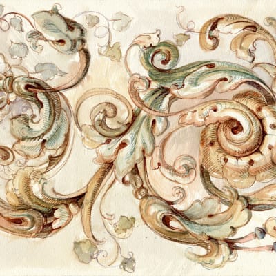 Baroque pattern image
