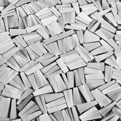 Books, white pattern image