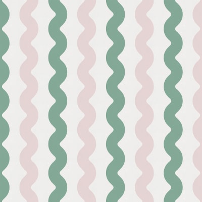 Wobbly Green & Pink pattern image