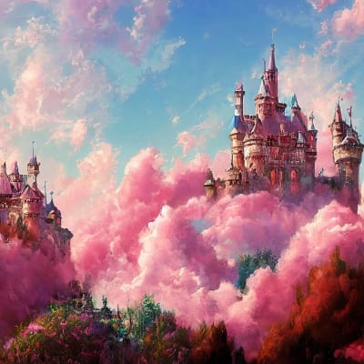 Pink Castle pattern image