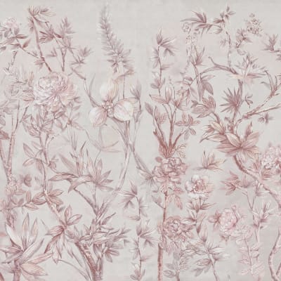 Silk Floral, Dusty Pink pattern image