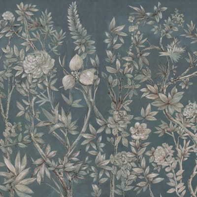 Silk Floral, Petrol pattern image