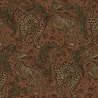 Bold Tigers, Velvet pattern image