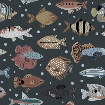 Fish Shoal, Night pattern image