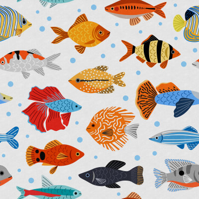 Fish Shoal, Day pattern image