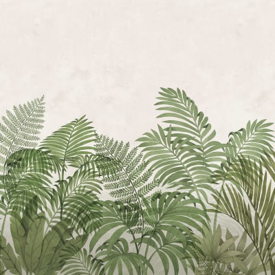 Tropical Serenity, Green pattern image