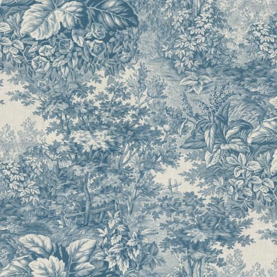 Forest Toile, Blue pattern image