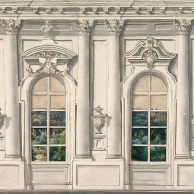 Ballroom Windows, Vintage pattern image