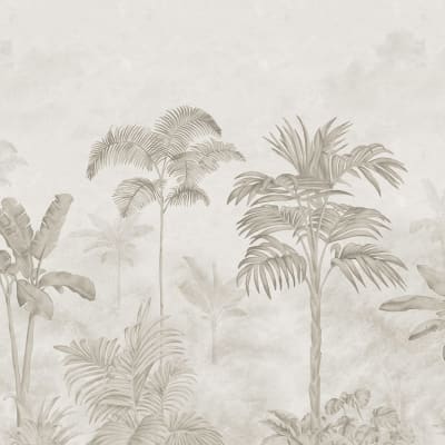 Jungle Horizon, Beige pattern image