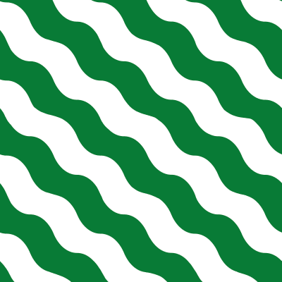 Polka Stripe, Green pattern image