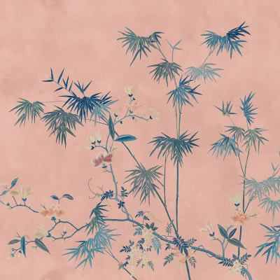 Bamboo Grove, Pink pattern image