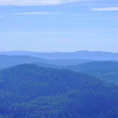 Hills, Blue pattern image