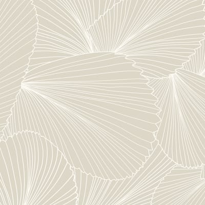 Big Shells, Soft Beige pattern image