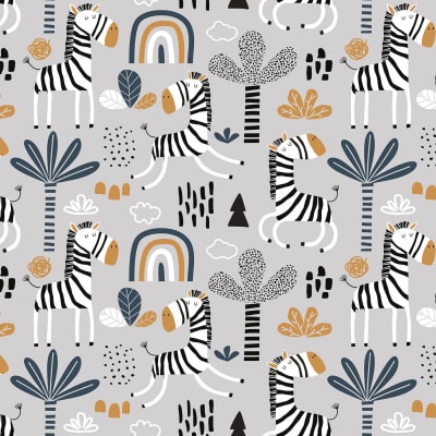 Happy Zebra, Gray pattern image