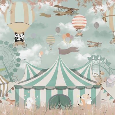 Circus Town, Pastel pattern image