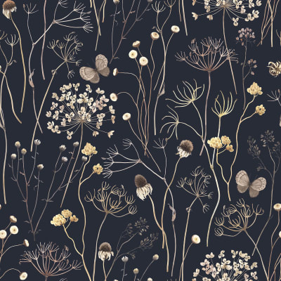 Flower Garden, Midnight pattern image