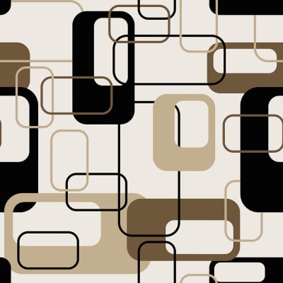 Retro Squares, Beige pattern image